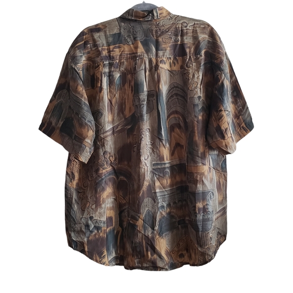 Novin Mens Silk Shirt - Picture 3 of 5